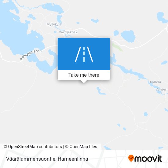 Väärälammensuontie map