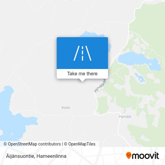 Äijänsuontie map