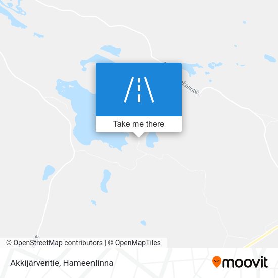 Akkijärventie map