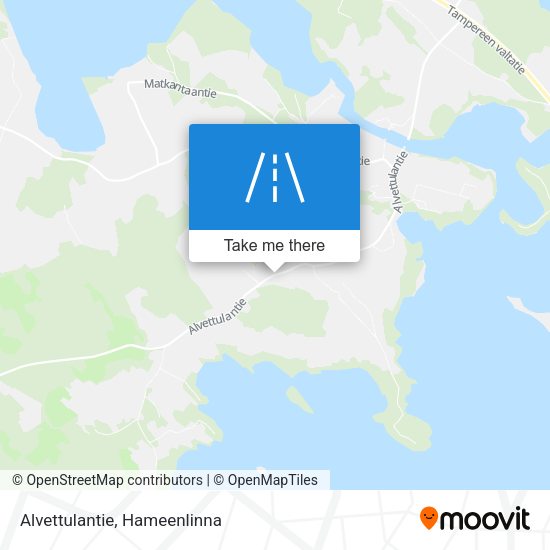 Alvettulantie map