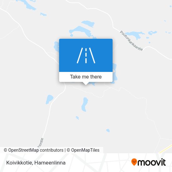 Koivikkotie map