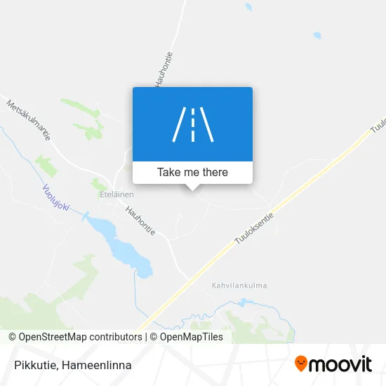 Pikkutie map