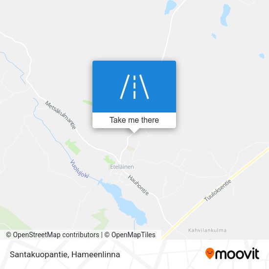 Santakuopantie map