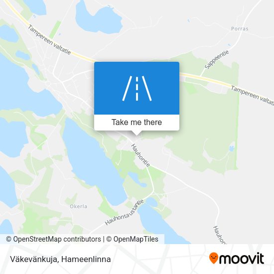 Väkevänkuja map