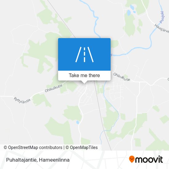 Puhaltajantie map