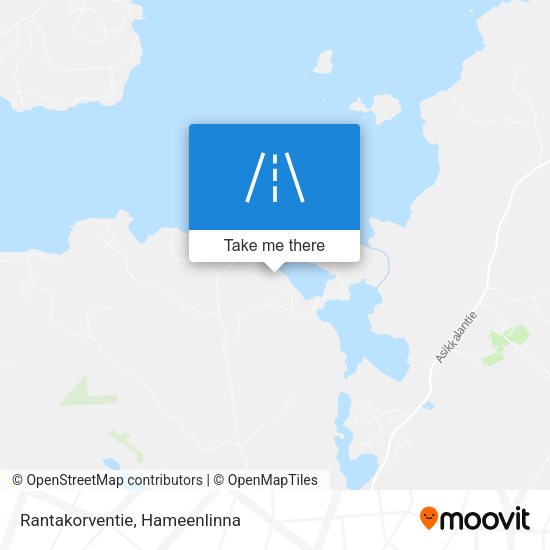 Rantakorventie map