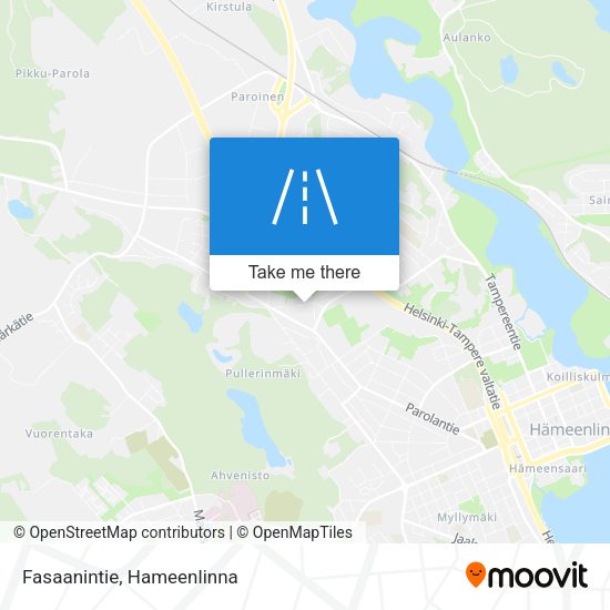Fasaanintie map