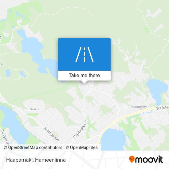 Haapamäki map