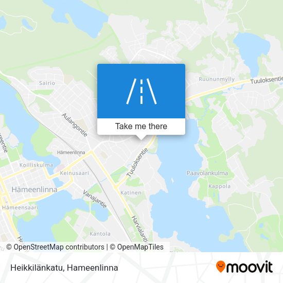 Heikkilänkatu map