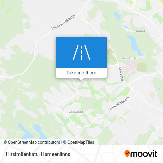 Hirsimäenkatu map