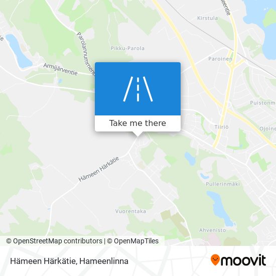 How to get to Hämeen Härkätie in Hämeenlinna by Bus?