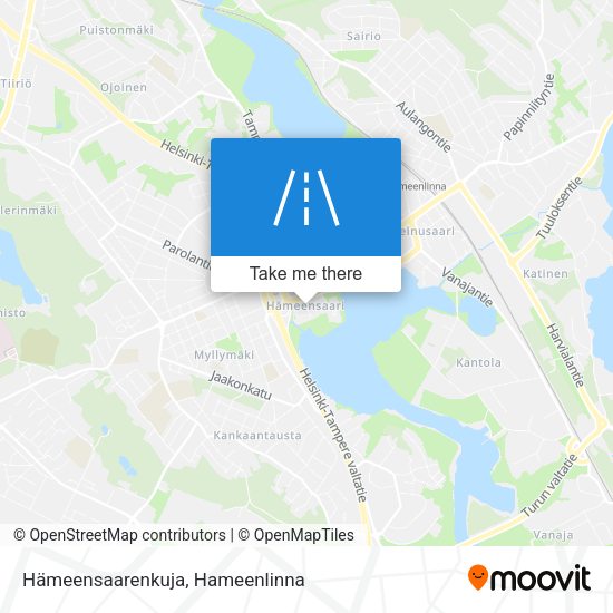 Hämeensaarenkuja map