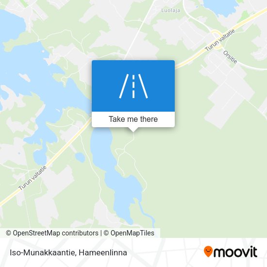 Iso-Munakkaantie map