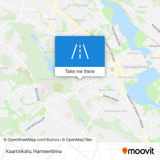 Kaartinkatu map