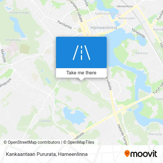 Kankaantaan Pururata map