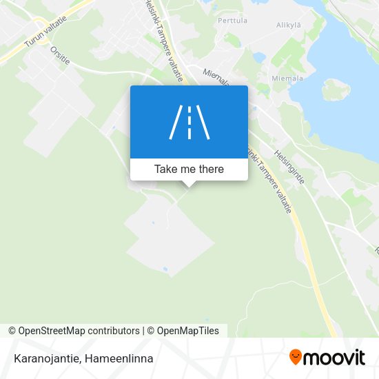 Karanojantie map