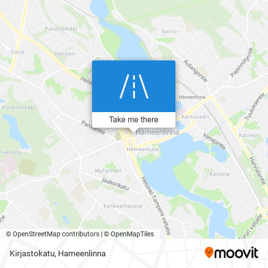 Kirjastokatu map