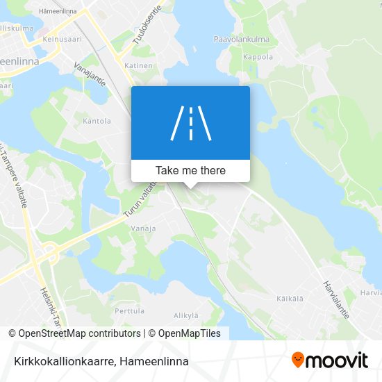 Kirkkokallionkaarre map