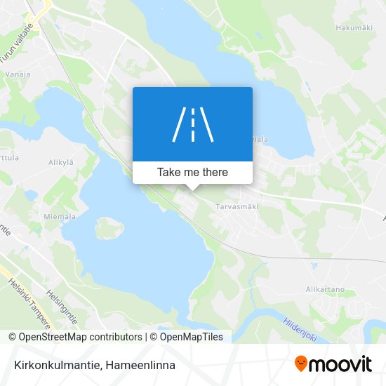 Kirkonkulmantie map