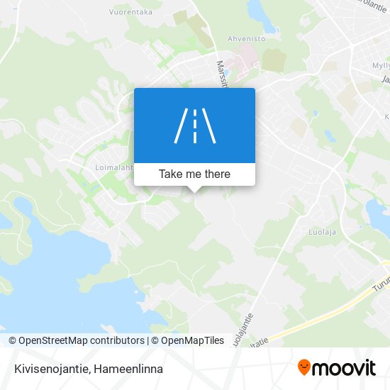 Kivisenojantie map