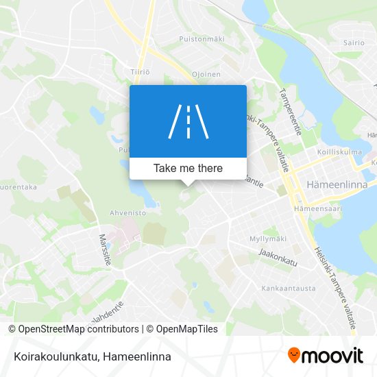 Koirakoulunkatu map