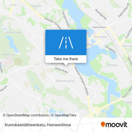 Kuninkaanlähteenkatu map