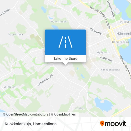 Kuokkalankuja map
