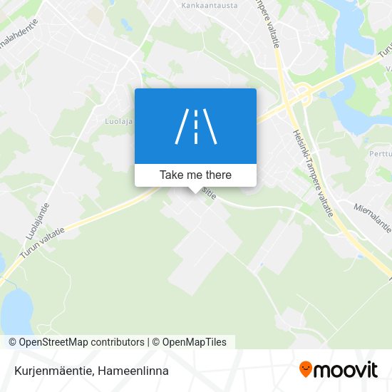 Kurjenmäentie map
