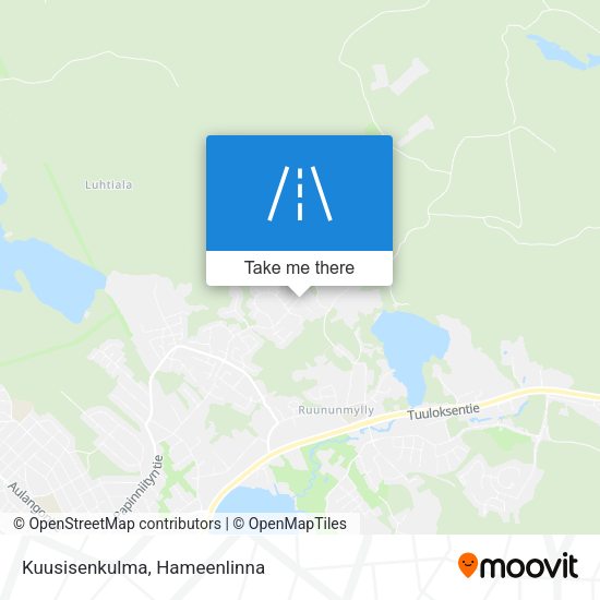Kuusisenkulma map