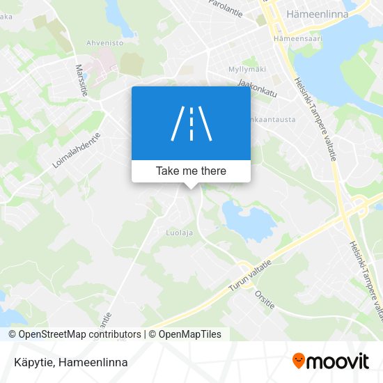 Käpytie map