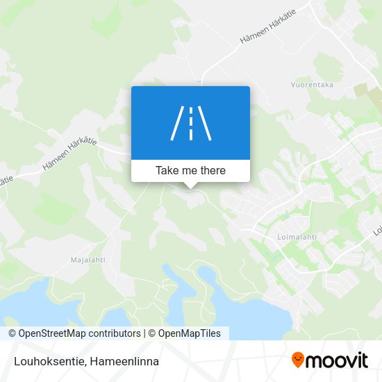 Louhoksentie map