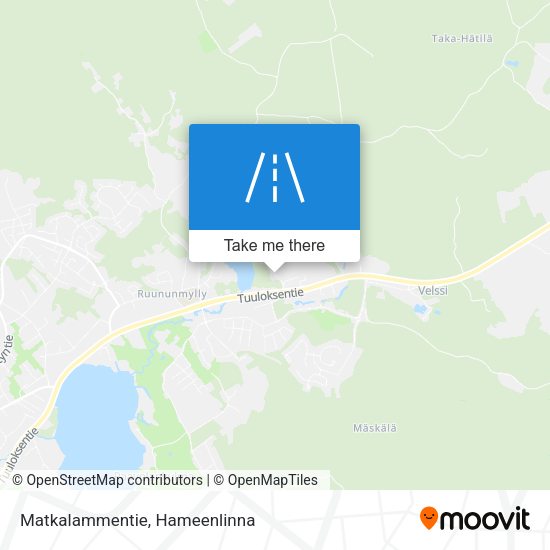 Matkalammentie map