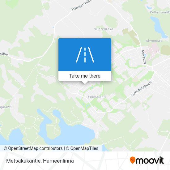 Metsäkukantie map
