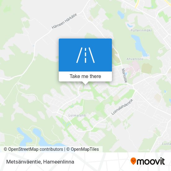 Metsänväentie map