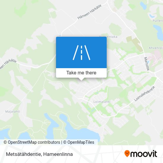Metsätähdentie map