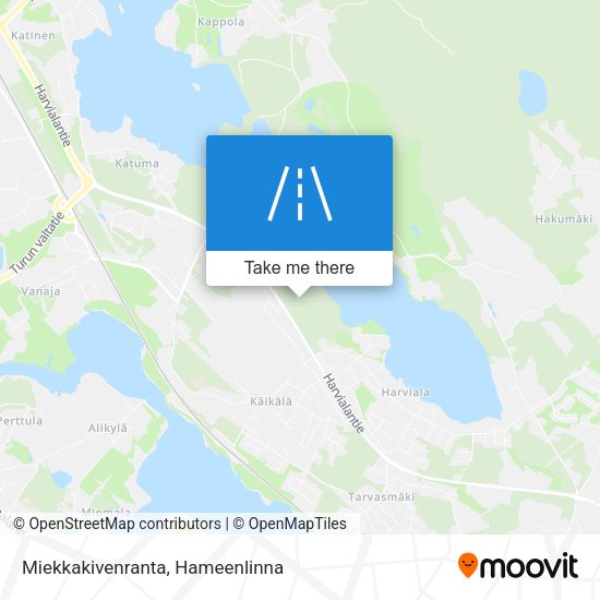 Miekkakivenranta map
