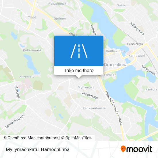 Myllymäenkatu map