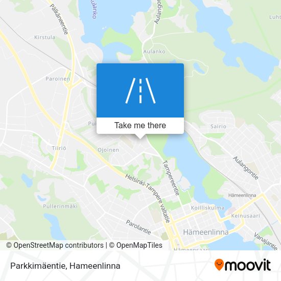 Parkkimäentie map