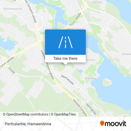 Perttulantie map