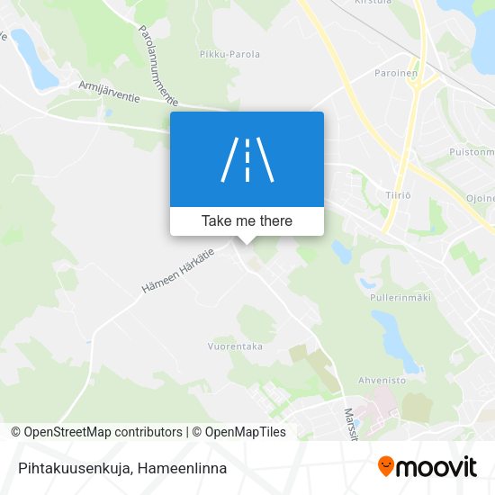 Pihtakuusenkuja map