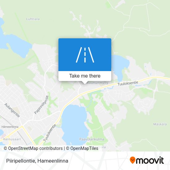 Piiripellontie map