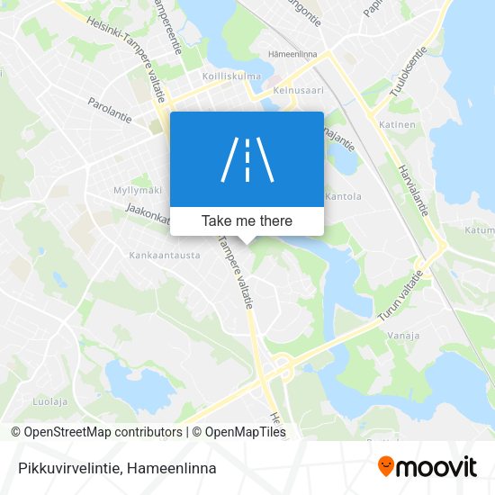 Pikkuvirvelintie map