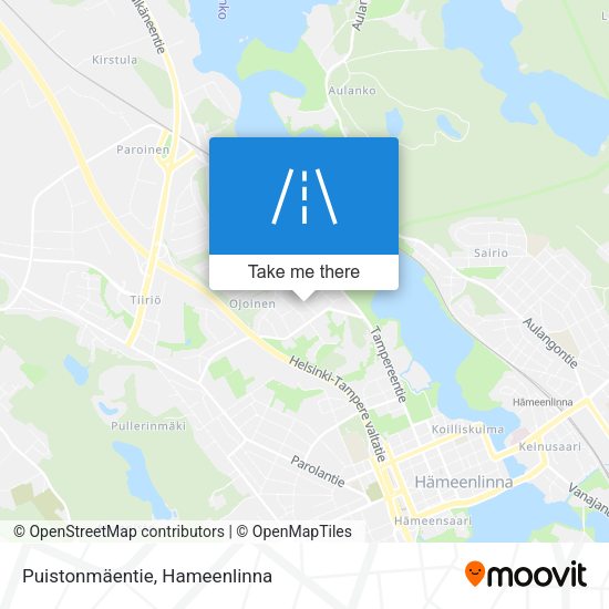 Puistonmäentie map