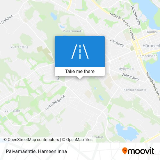 Päivämäentie map