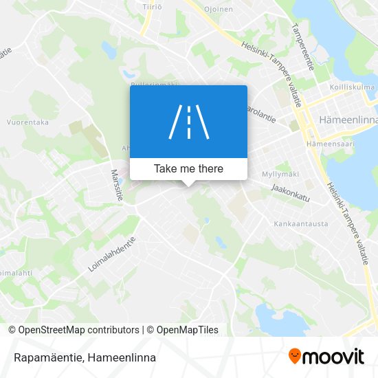 Rapamäentie map