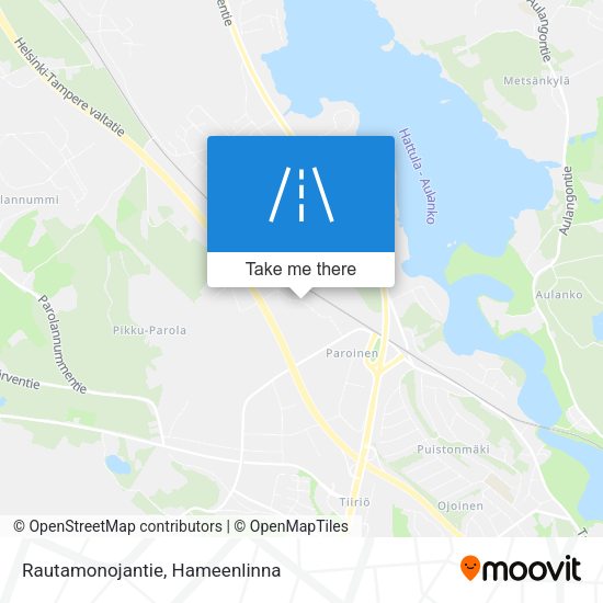 Rautamonojantie map