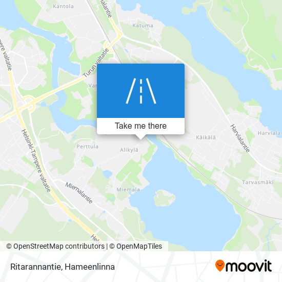 Ritarannantie map