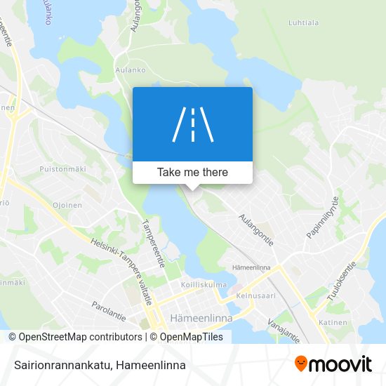Sairionrannankatu map