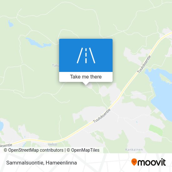 Sammalsuontie map