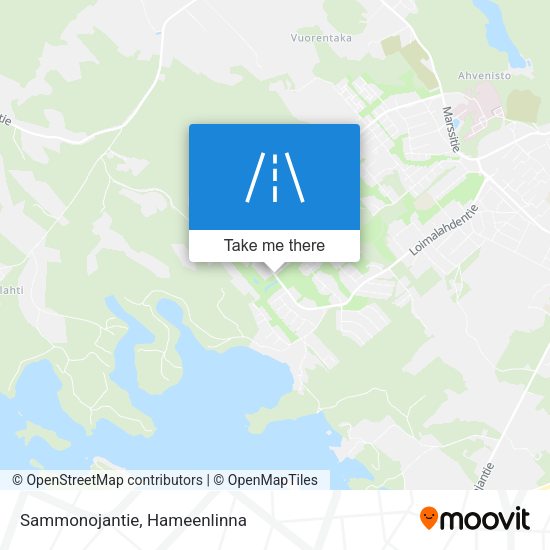 Sammonojantie map